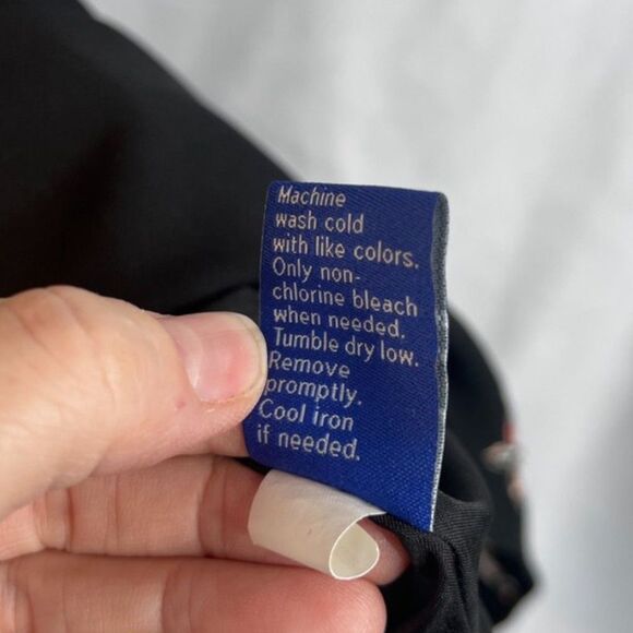 Apt 9 Sleeveless Floral Print Aline Dress Ruffled Bodice Dressy Size Large - Picture 9 of 11